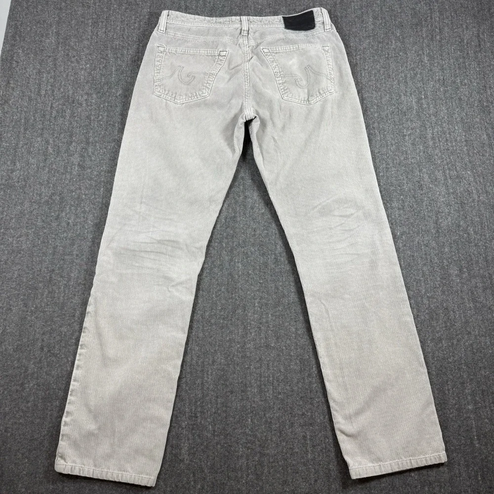 Adriano Goldschmied The Graduate Tailored Leg Men's Corduroy Pants Gray Size 32